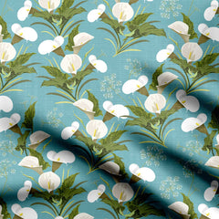 Cala Lily Bouquet Print Fabric