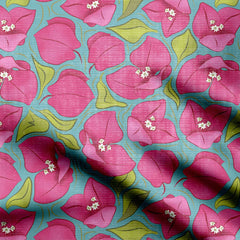 Bougainvillea Dance Print Fabric