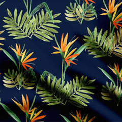 Birds of paradise Print Fabric