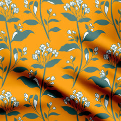 Tone Flower Print Fabric