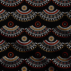 Boomerang Pixel Patten Print Fabric