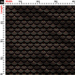 Boomerang Pixel Patten Print Fabric