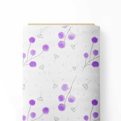 Lavender Cotton Print Fabric