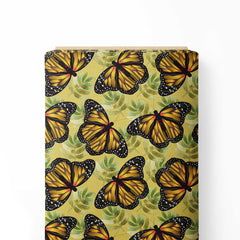 Monarch butterfly Print Fabric