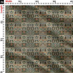 Ancient Mosaic Print Fabric