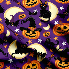 Spooky Night Charm Print Fabric