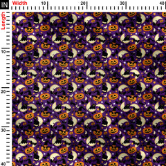 Spooky Night Charm Print Fabric