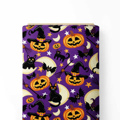 Spooky Night Charm Print Fabric