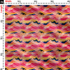 Rainbow Breeze Print Fabric