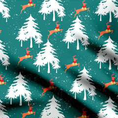 Rudolph Print Fabric