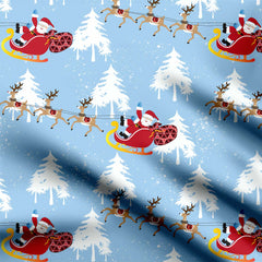 Ho Ho Ho Print Fabric