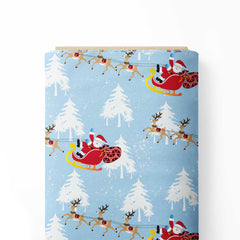 Ho Ho Ho Print Fabric