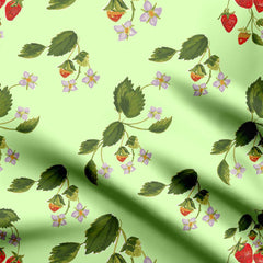 strawberry Print Fabric