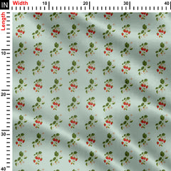 strawberry vine Print Fabric