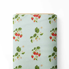 strawberry vine Print Fabric