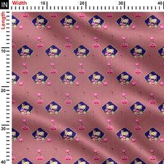 Beautiful Cow Pichwai Print Fabric