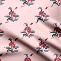 Cassis Clay Red Print Fabric