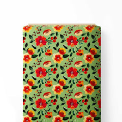 Poppy Floral Print Fabric