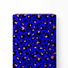 Blue Animal Print Fabric