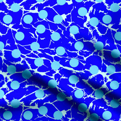 Abstract Polka Dots Print Fabric