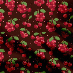 Shiny Cherries Print Fabric