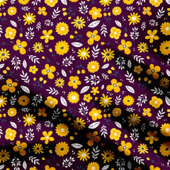 Pretty Floral Print Fabric