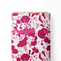 Baby Pink Dots Print Fabric