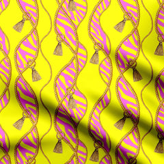 Animal Chain Rope Print Fabric