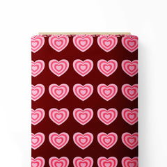 Little Hearts Print Fabric