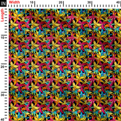 Multicolor Floral Print Fabric