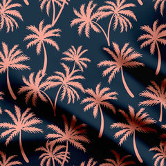 Duotone Summer Pattern Print Fabric