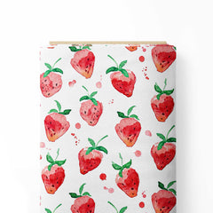 Red Lychee Print Fabric