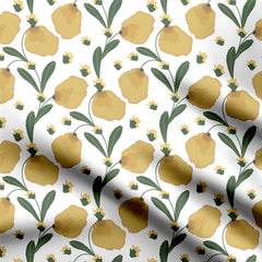 Golden Meadow Print Fabric