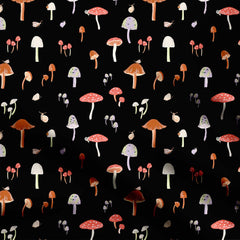 Fun Guys Black Print Fabric