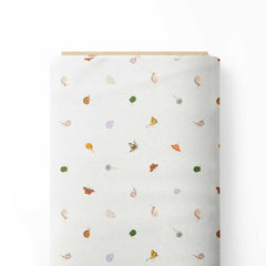 Polka Bugs Off white Print Fabric