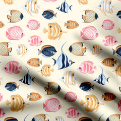 Just Keep Swimming Print Fabric