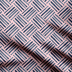 Woven Pink Print Fabric