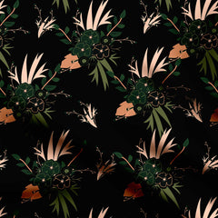 Green garden Print Fabric