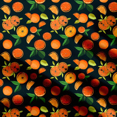 Tangerine motif Print Fabric