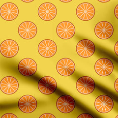 Tangerine Print Fabric