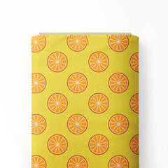 Tangerine Print Fabric