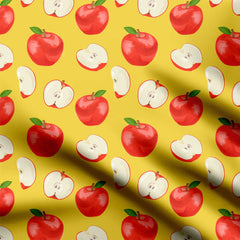 Apple Print Fabric