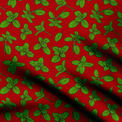 Verdant motif Print Fabric