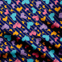 Love Line Print Fabric