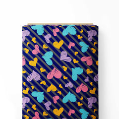 Love Line Print Fabric