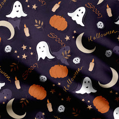 Spooky Halloween Print Fabric