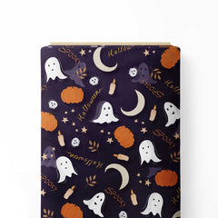 Spooky Halloween Print Fabric