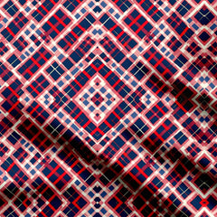 Plaid Print Fabric