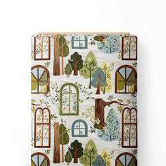 Woodland Print Fabric