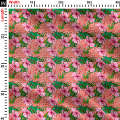 Floral bliss Print Fabric